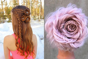 Six Dope Ways To Create Braided Rose Hairstyles